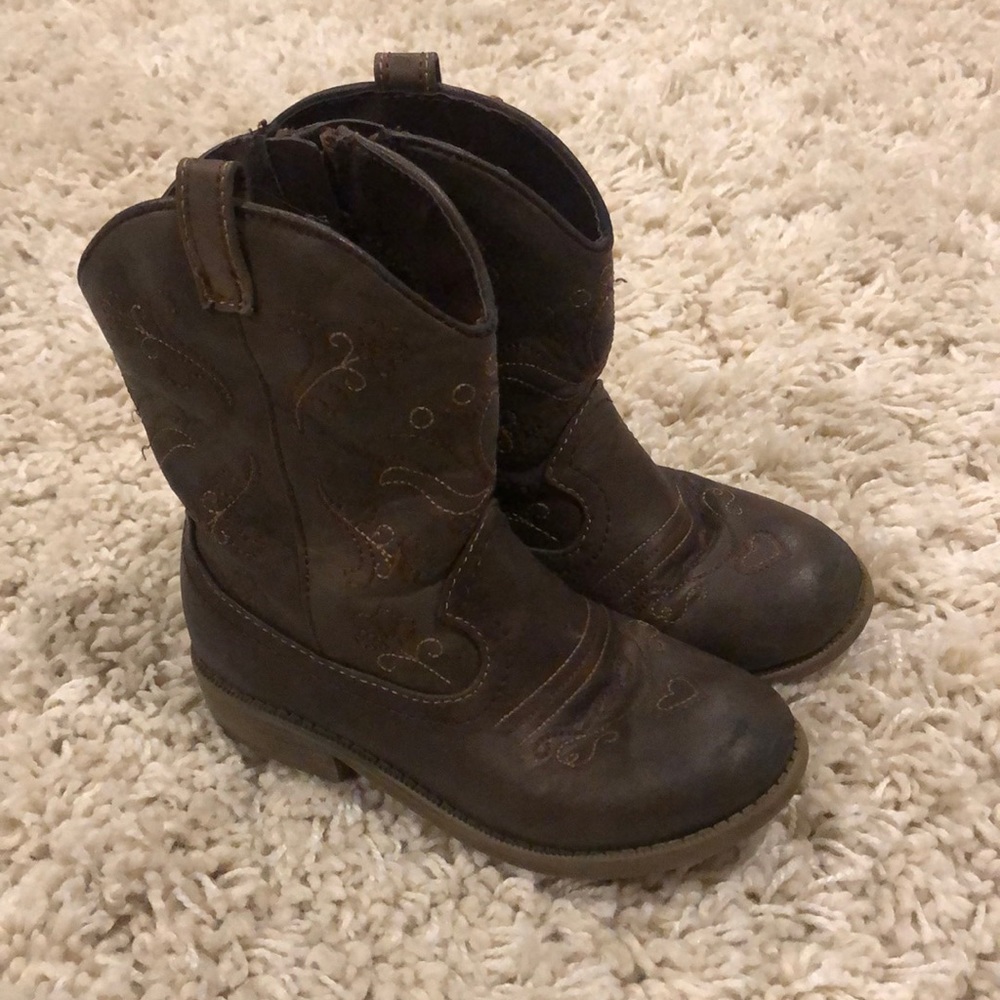 Cat & Jack Cowgirl Boots, Size 11